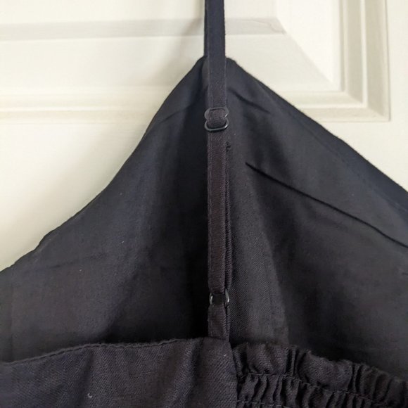 H&M Linen-blend Strappy Midi Dress - Picture 7 of 9